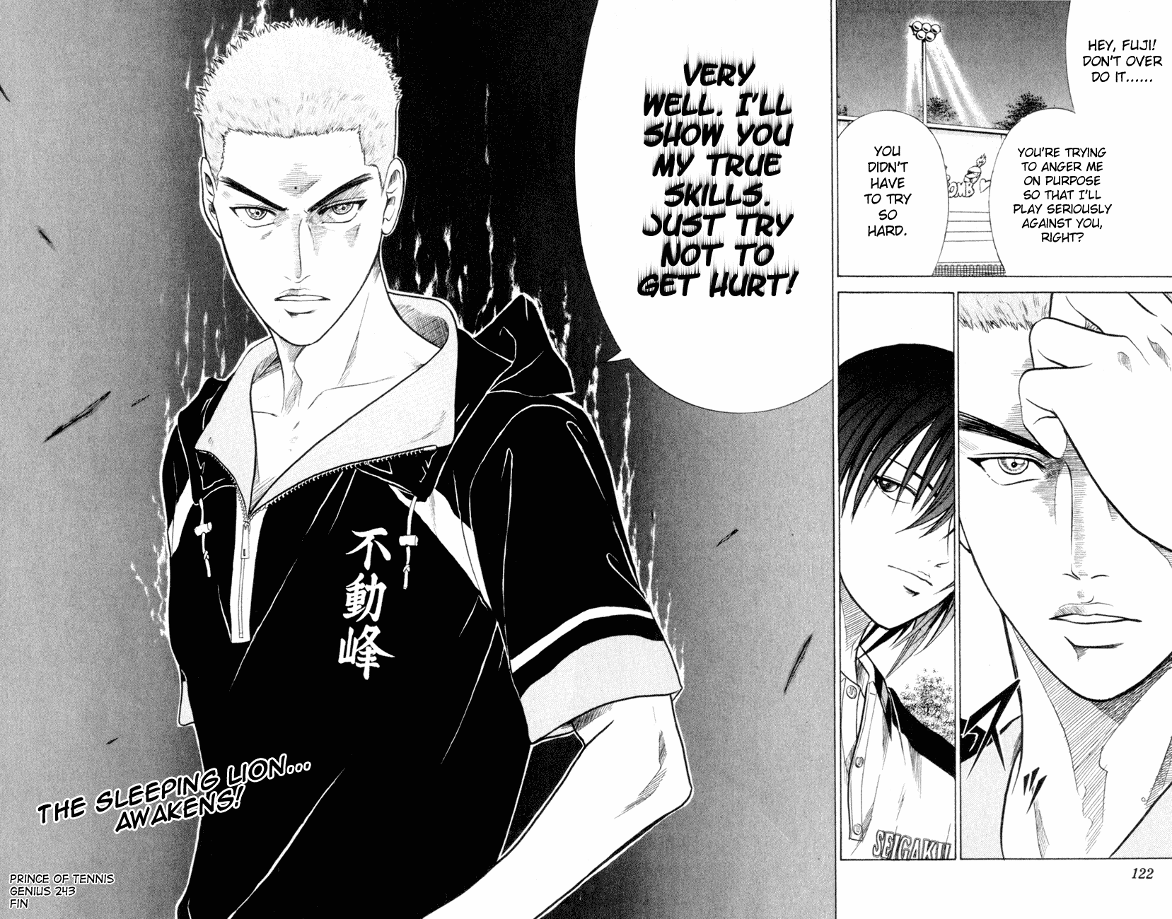 Prince of Tennis Chapter 243 page 15 - Chapter 243: The Sleeping Lion