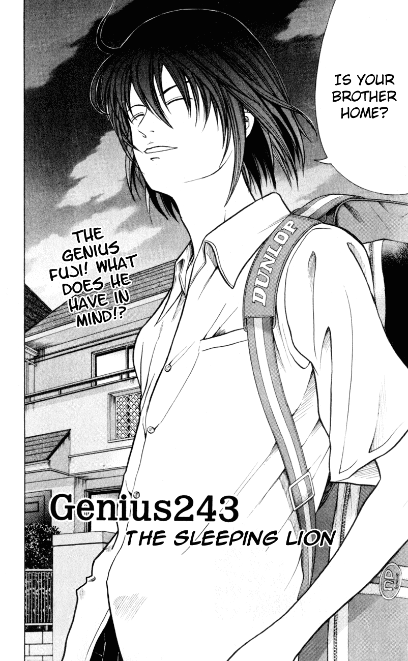Prince of Tennis Chapter 243 page 2 - Chapter 243: The Sleeping Lion