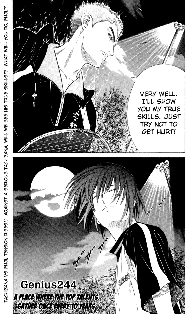 Prince of Tennis Chapter 244 page 1 - Chapter 244: A Place Where The Top Talents Gather Once Every 10 Years