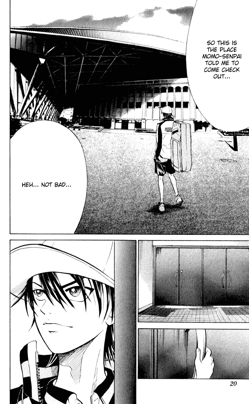 Prince of Tennis Chapter 247 page 21 - Chapter 247: Wild 3 - Goodbye Pei-chan... And