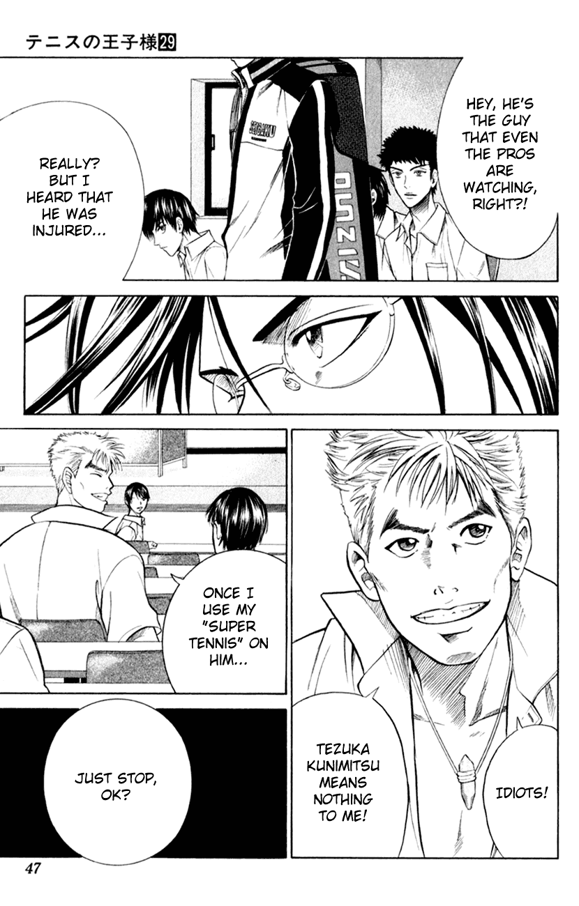 Prince of Tennis Chapter 249 page 3 - Chapter 249: Return Of Tezuka