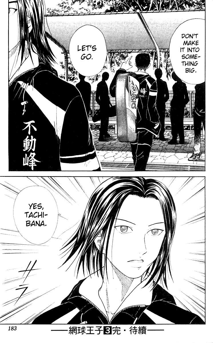 Prince of Tennis Chapter 25 page 21 - Chapter 25: Advancing To The Districts!!