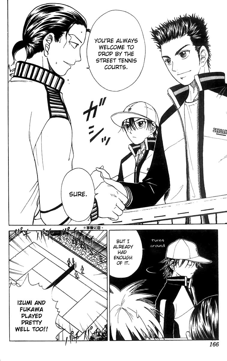 Prince of Tennis Chapter 25 page 4 - Chapter 25: Advancing To The Districts!!
