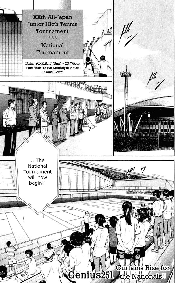 Prince of Tennis Chapter 251 page 1 - Chapter 251: Curtains Rise For The Nationals!!
