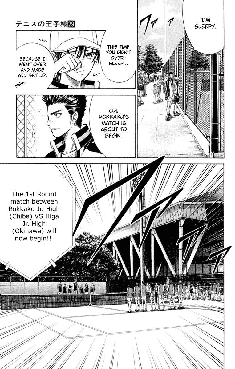 Prince of Tennis Chapter 251 page 6 - Chapter 251: Curtains Rise For The Nationals!!