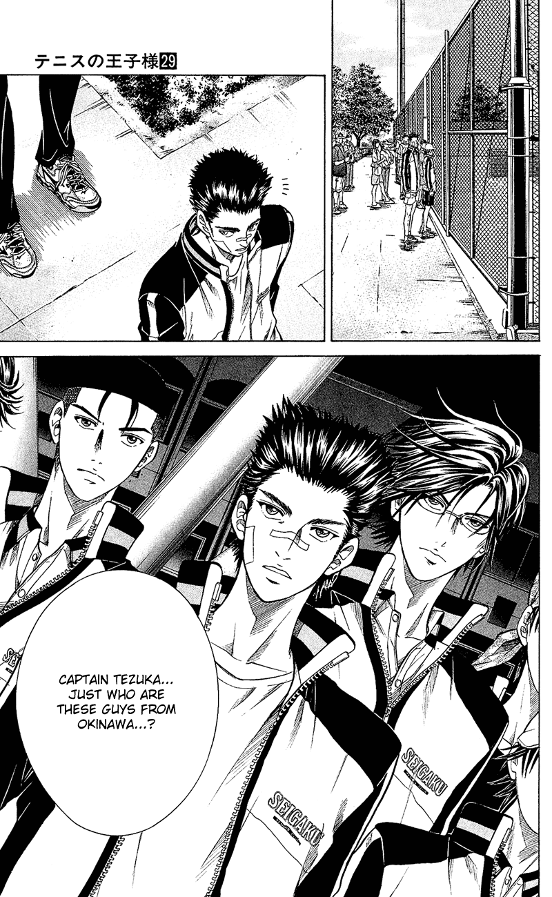 Prince of Tennis Chapter 252 page 5 - Chapter 252: The Skill Of Okinawa's Higa Jr. High