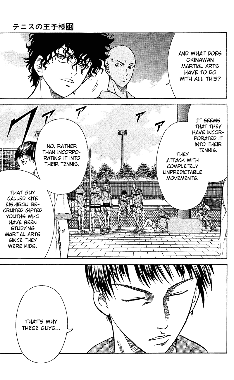Prince of Tennis Chapter 252 page 7 - Chapter 252: The Skill Of Okinawa's Higa Jr. High