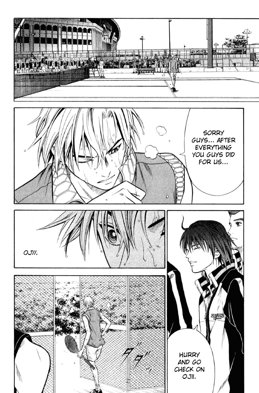Prince of Tennis Chapter 253 page 12 - Chapter 253: A Lone Man's Battle