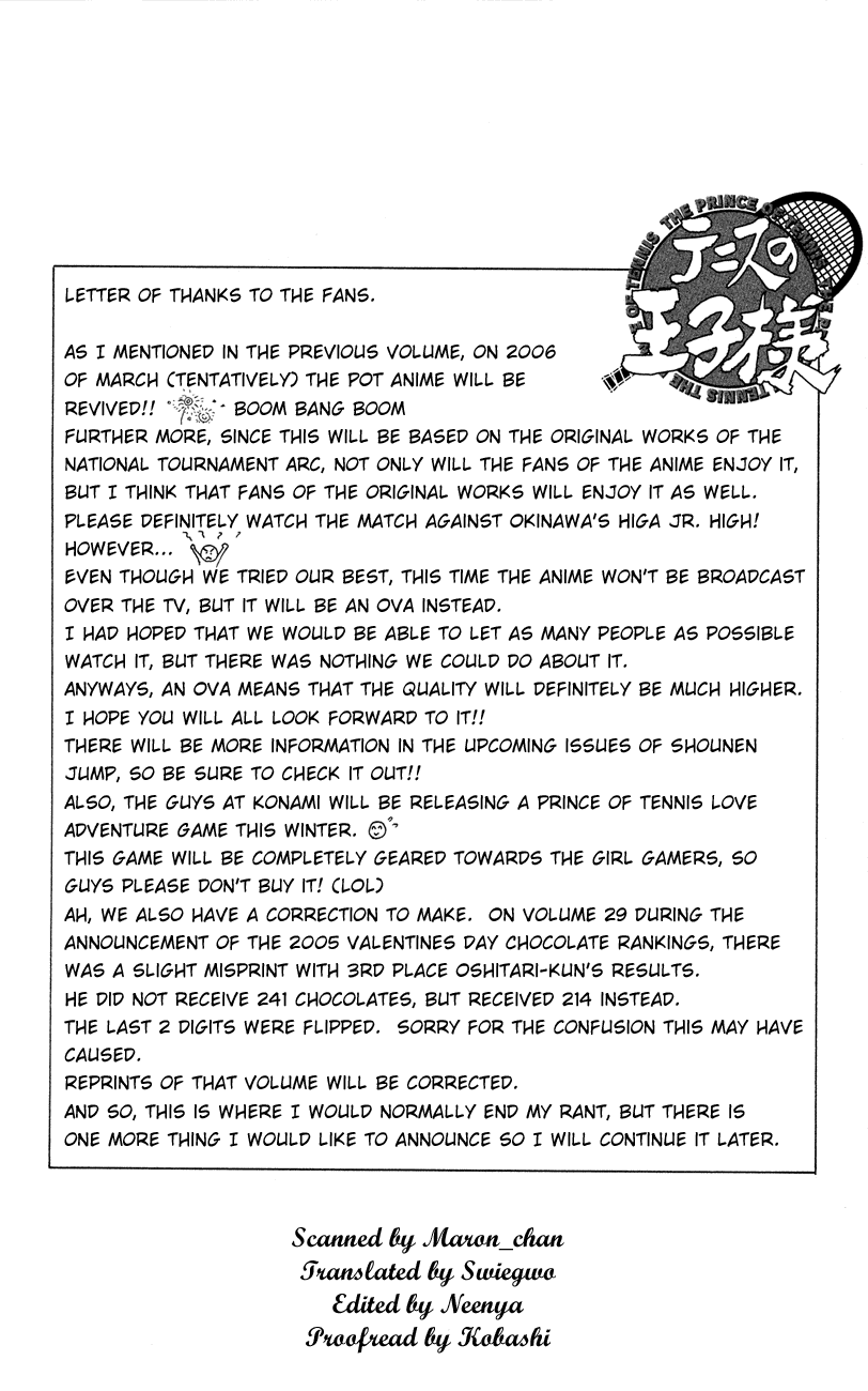 Prince of Tennis Chapter 256 page 28 - Chapter 256: Each's Service Game