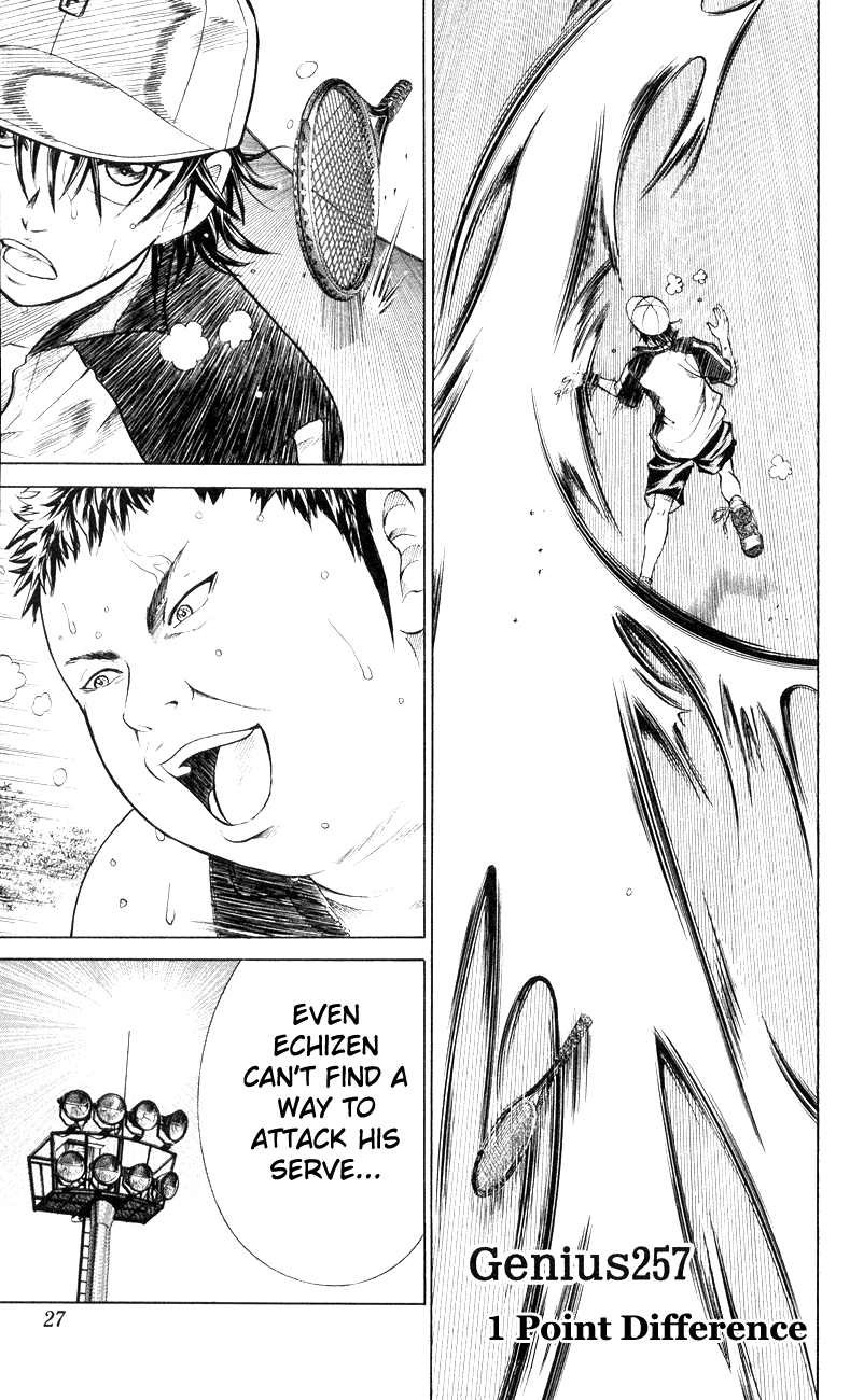 Prince of Tennis Chapter 257 page 1 - Chapter 257: 1 Point Difference