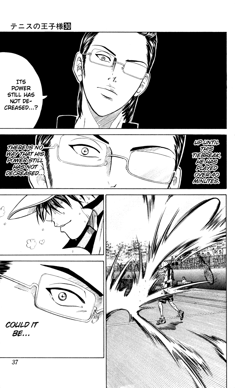 Prince of Tennis Chapter 257 page 11 - Chapter 257: 1 Point Difference