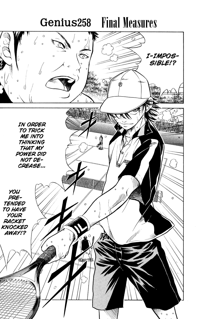 Prince of Tennis Chapter 258 page 1 - Chapter 258: Final Measures