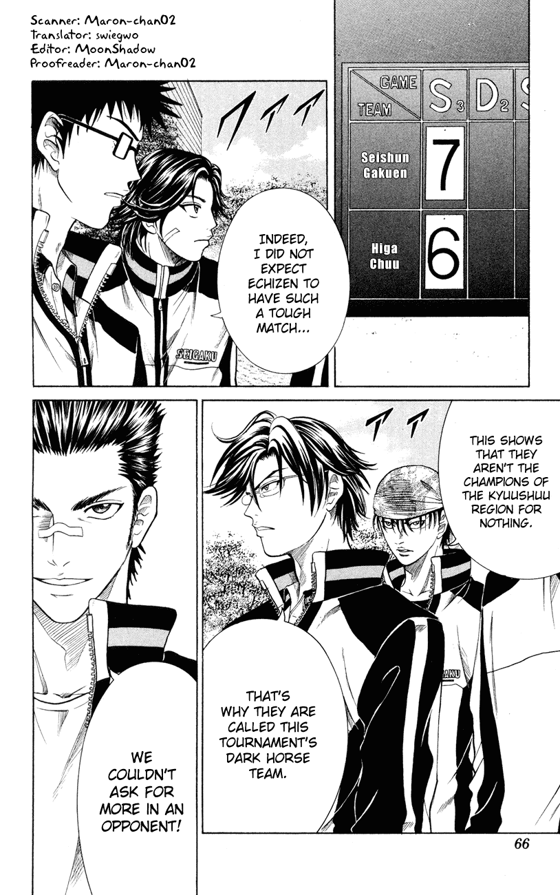 Prince of Tennis Chapter 259 page 2 - Chapter 259: I Hate Gouya