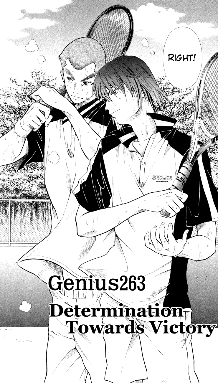 Prince of Tennis Chapter 263 page 2 - Chapter 263: Determination Towards Victory