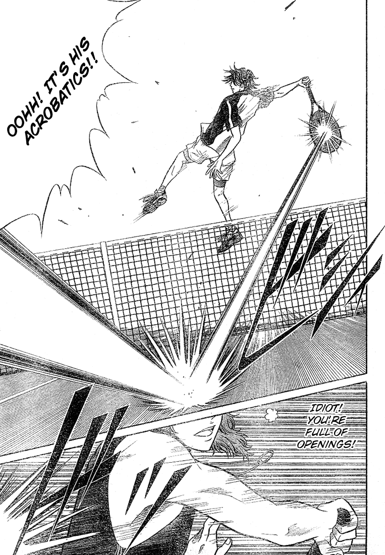 Prince of Tennis Chapter 265 page 16 - Chapter 265: A Clever Scheme!? Kikumaru's Singles Match