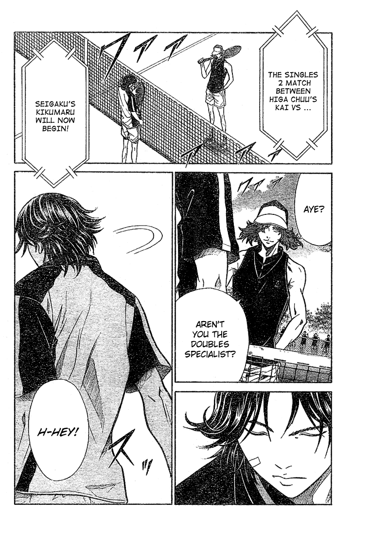 Prince of Tennis Chapter 265 page 6 - Chapter 265: A Clever Scheme!? Kikumaru's Singles Match