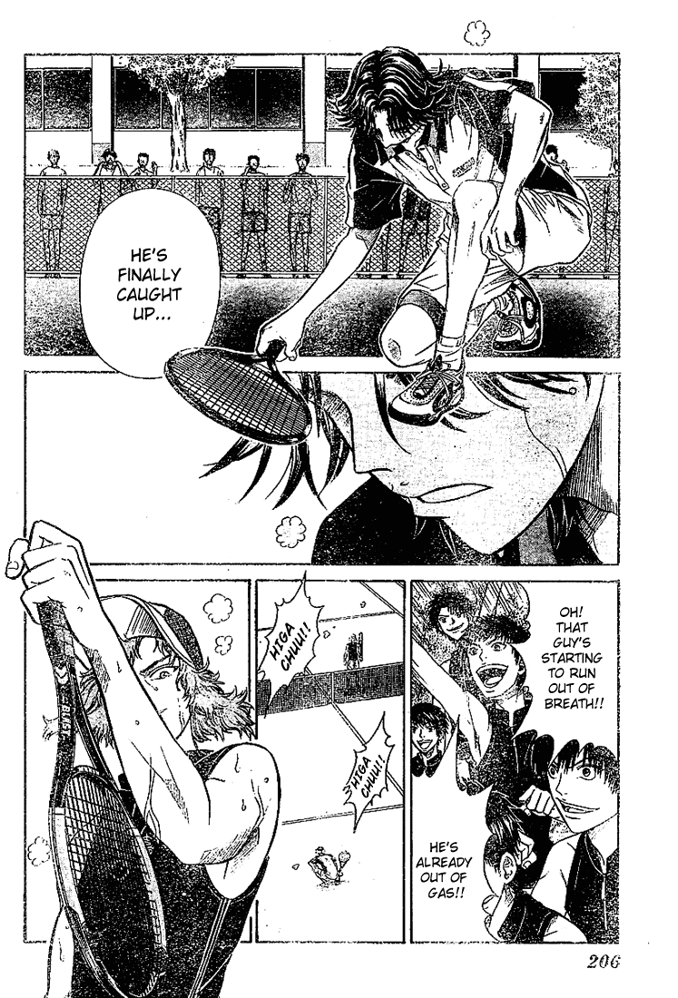 Prince of Tennis Chapter 267 page 12 - Chapter 267: Serious Mode