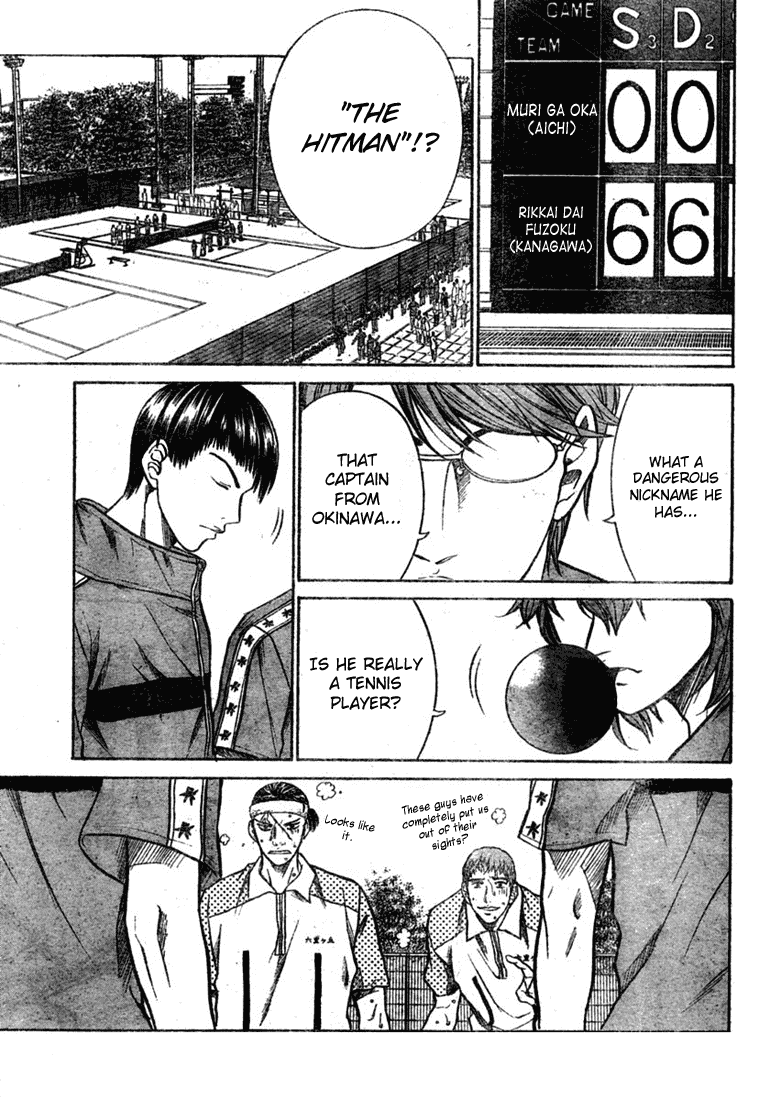 Prince of Tennis Chapter 269 page 10 - Chapter 269: The Man Called - The Hitman -