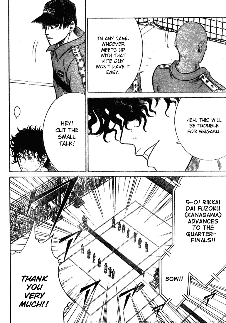 Prince of Tennis Chapter 269 page 11 - Chapter 269: The Man Called - The Hitman -
