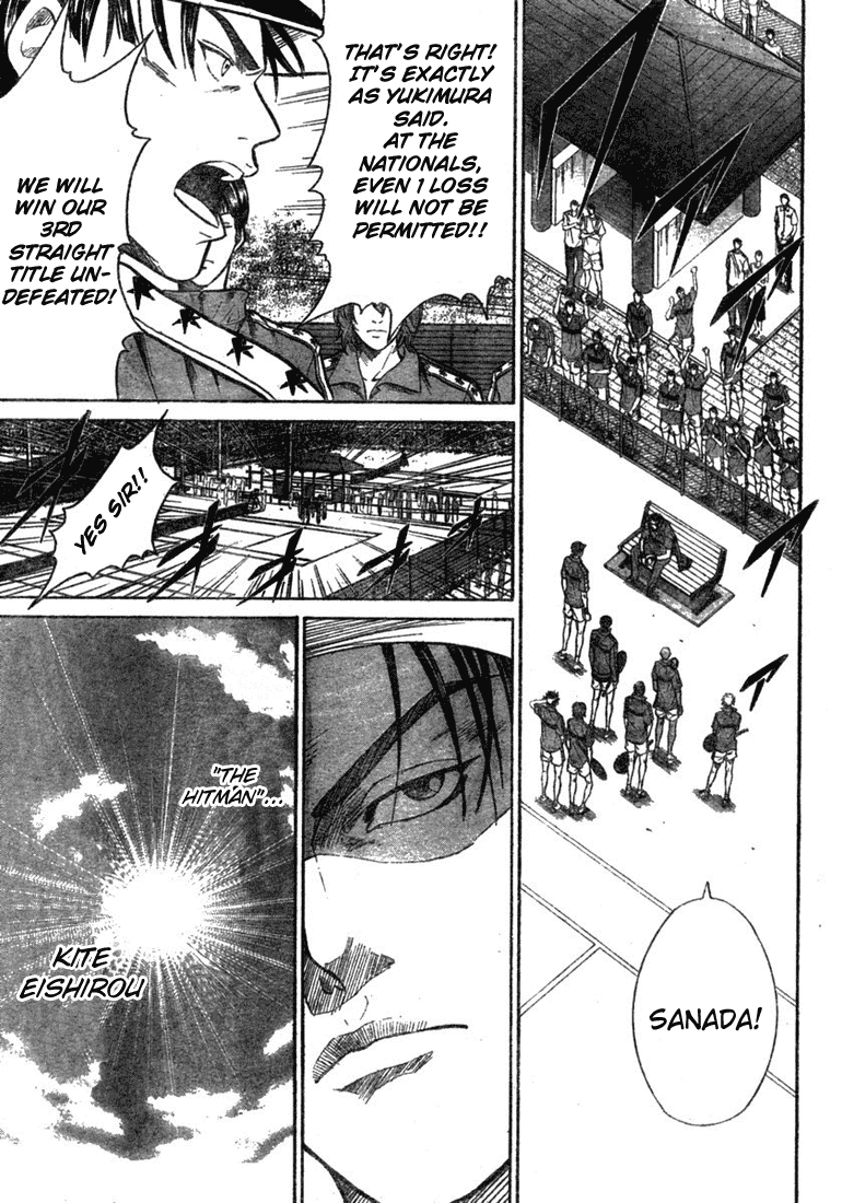 Prince of Tennis Chapter 269 page 14 - Chapter 269: The Man Called - The Hitman -