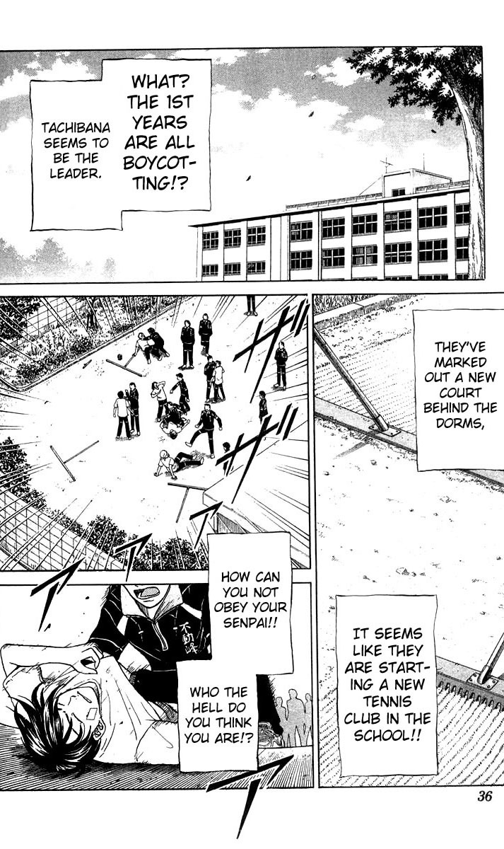 Prince of Tennis Chapter 27 page 10 - Chapter 27: Seigaku V.S. Fudomine