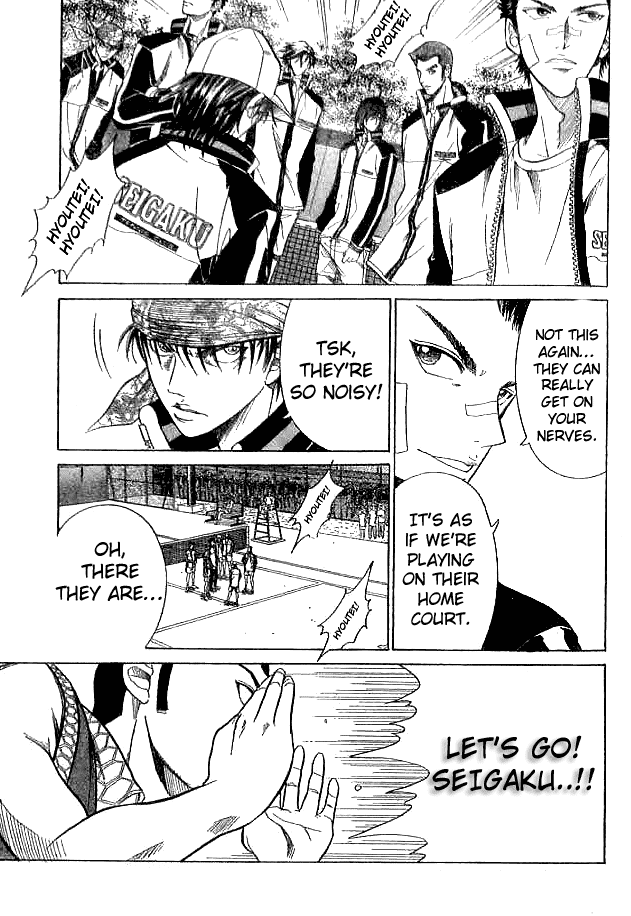 Prince of Tennis Chapter 273 page 13 - Chapter 273: The Best 8 Gathers!!