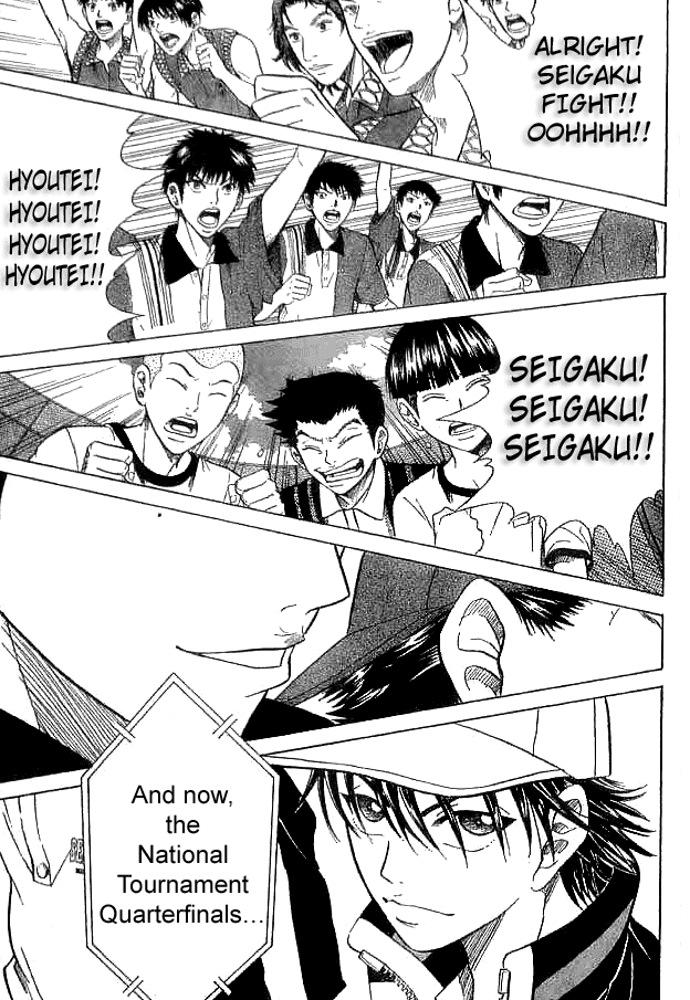 Prince of Tennis Chapter 273 page 15 - Chapter 273: The Best 8 Gathers!!