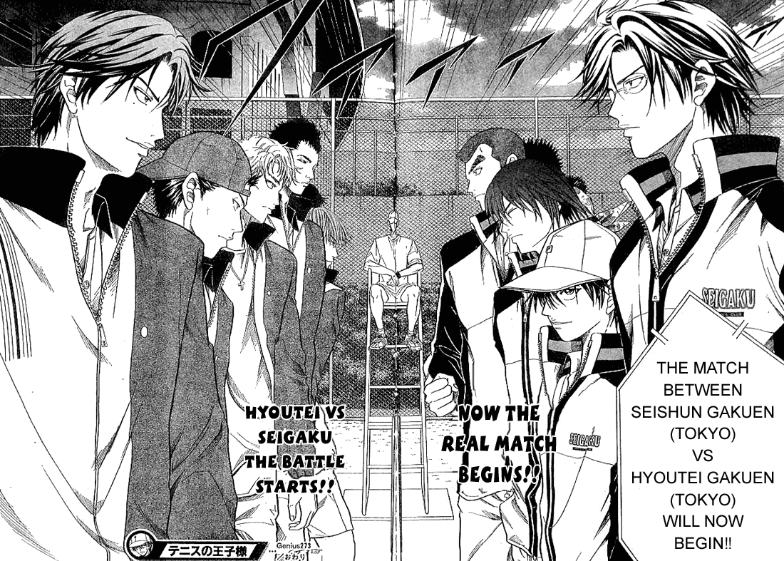 Prince of Tennis Chapter 273 page 16 - Chapter 273: The Best 8 Gathers!!