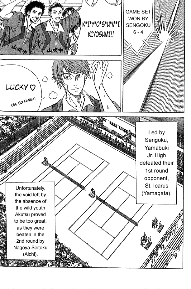 Prince of Tennis Chapter 273 page 3 - Chapter 273: The Best 8 Gathers!!