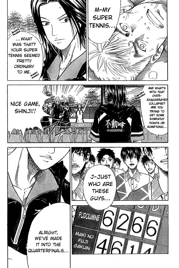 Prince of Tennis Chapter 273 page 8 - Chapter 273: The Best 8 Gathers!!