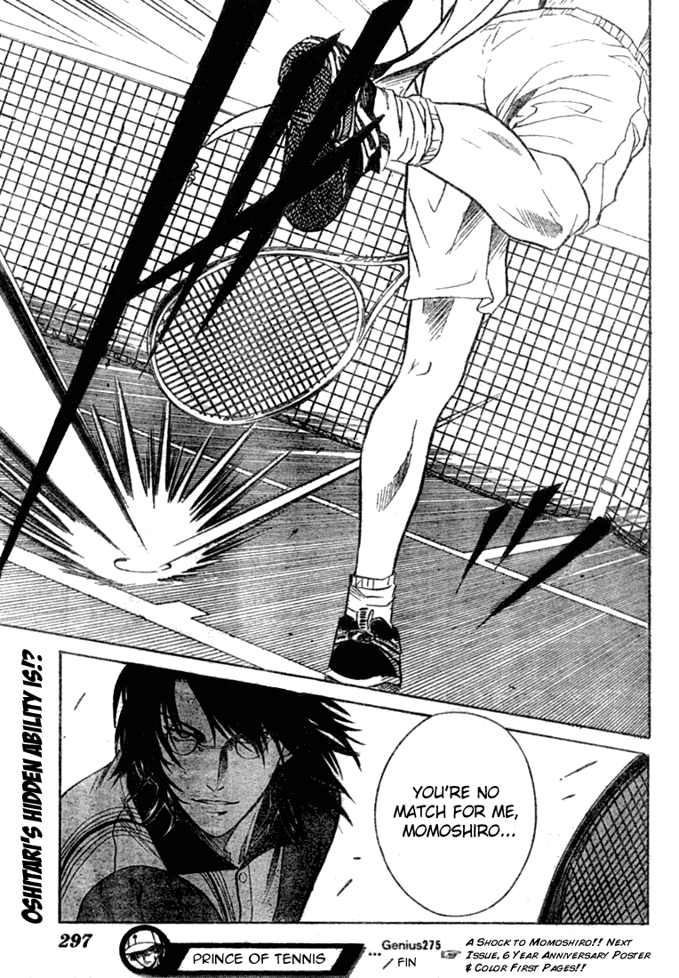 Prince of Tennis Chapter 275 page 14 - Chapter 275: The Unreadable Man
