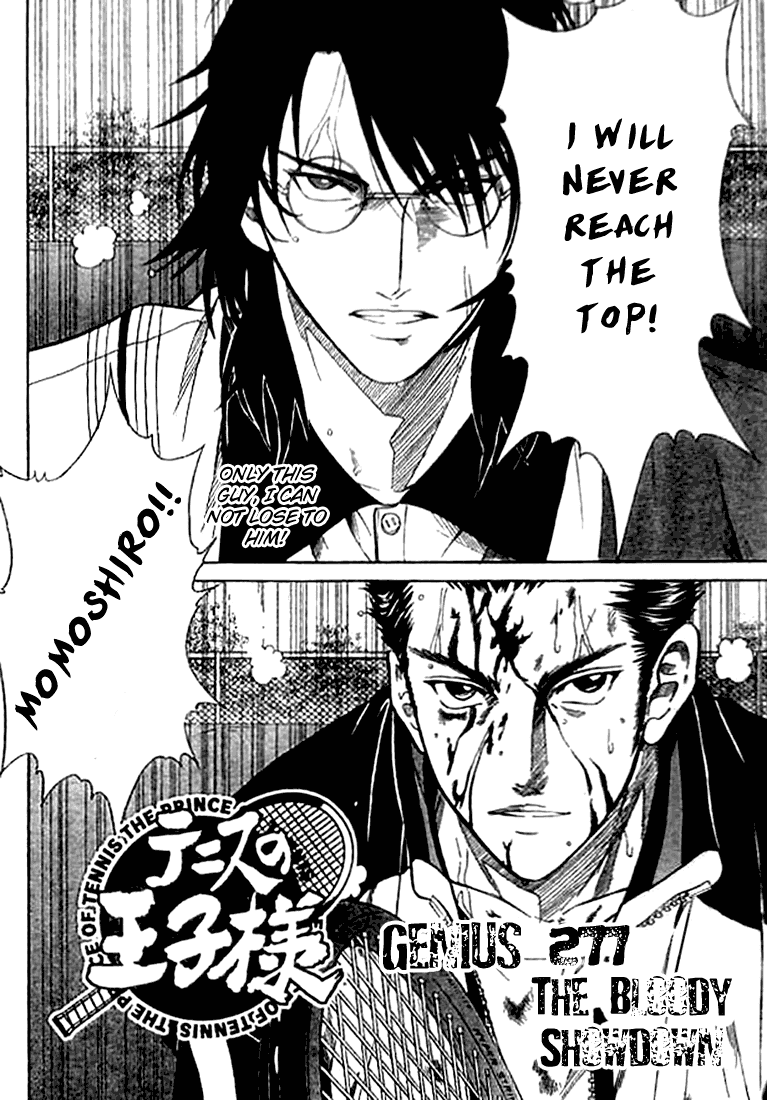 Prince of Tennis Chapter 277 page 2 - Chapter 277: The Bloody Showdown