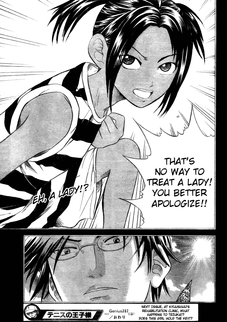Prince of Tennis Chapter 282 page 17 - Chapter 282: Tezuka's Close Call