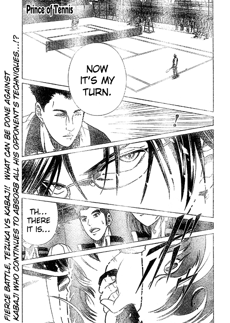 Prince of Tennis Chapter 287 page 1 - Chapter 287: The One Who Has Mastered It