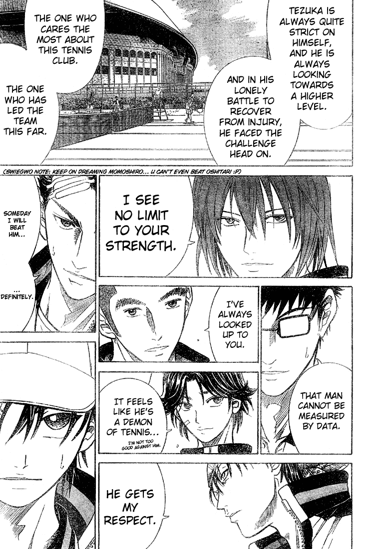 Prince of Tennis Chapter 287 page 12 - Chapter 287: The One Who Has Mastered It