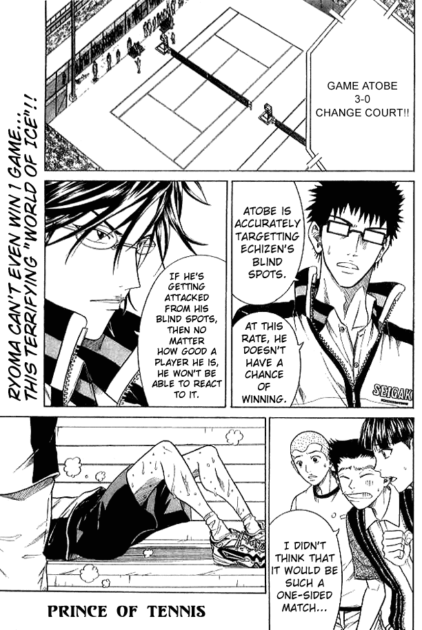 Prince of Tennis Chapter 301 page 1 - Chapter 301: Supporting Seigaku's Pillar