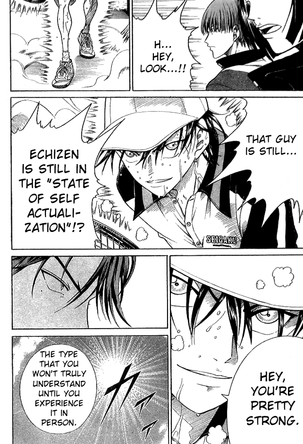 Prince of Tennis Chapter 301 page 4 - Chapter 301: Supporting Seigaku's Pillar