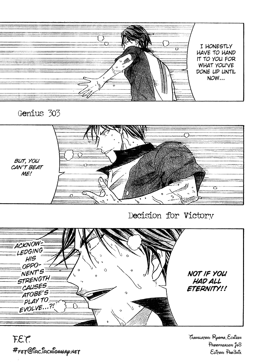 Prince of Tennis Chapter 303 page 3 - Chapter 303: Decision For Victory