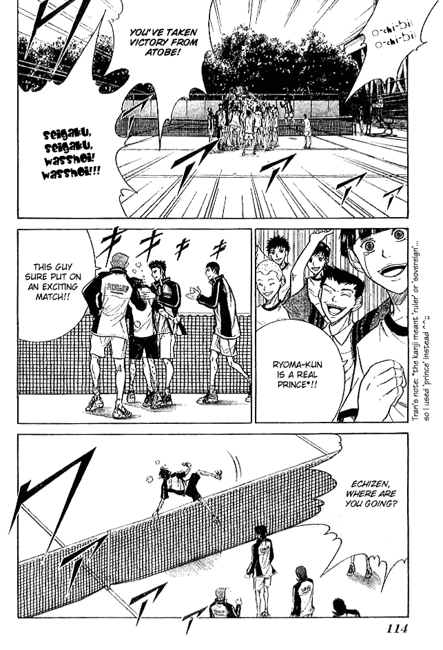 Prince of Tennis Chapter 305 page 10 - Chapter 305: First Defeat