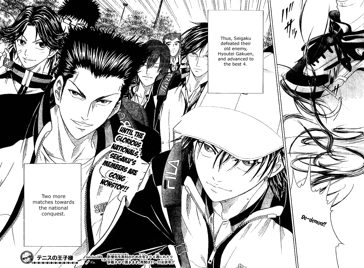 Prince of Tennis Chapter 305 page 12 - Chapter 305: First Defeat
