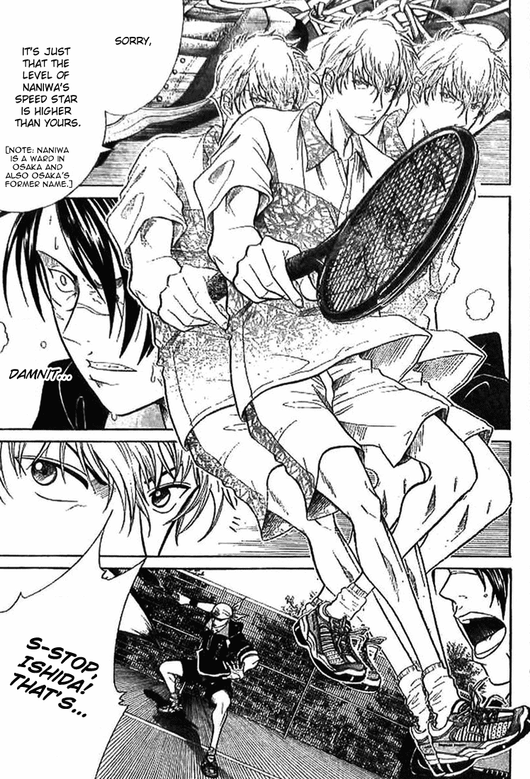 Prince of Tennis Chapter 307 page 11 - Chapter 307: Shitenhouji's Skill