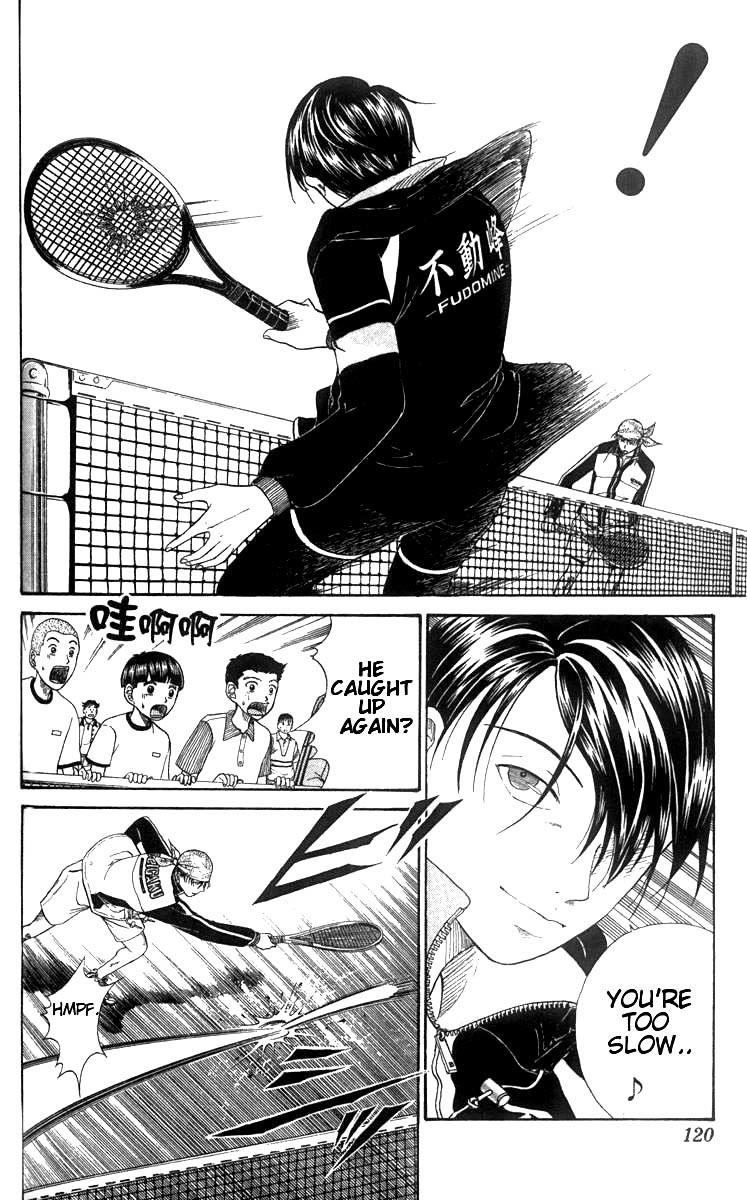 Prince of Tennis Chapter 31 page 10 - Chapter 31: Surpassing Snake Shot