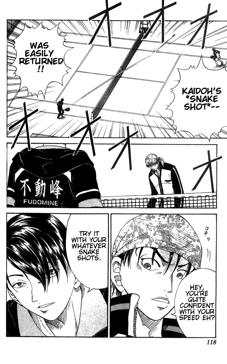 Prince of Tennis Chapter 31 page 8 - Chapter 31: Surpassing Snake Shot