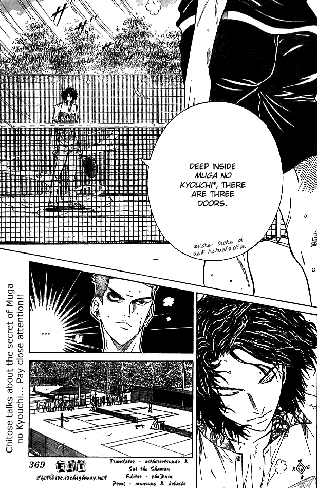 Prince of Tennis Chapter 311 page 1 - Chapter 311: The Man Who Researched Beneath The Surface Of Muga