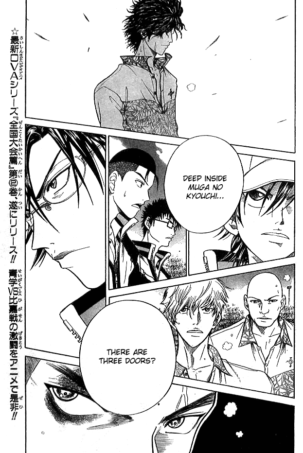 Prince of Tennis Chapter 311 page 3 - Chapter 311: The Man Who Researched Beneath The Surface Of Muga