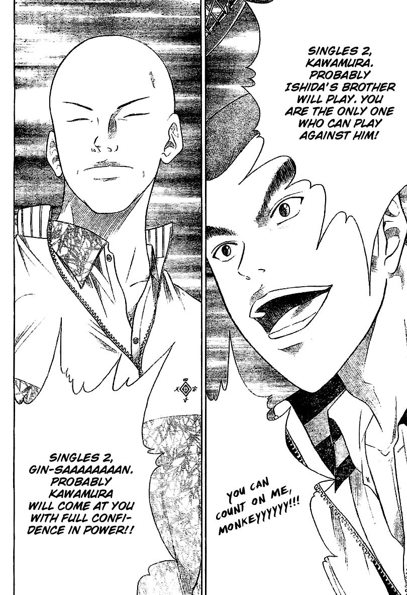 Prince of Tennis Chapter 313 page 11 - Chapter 313: Orders Announced