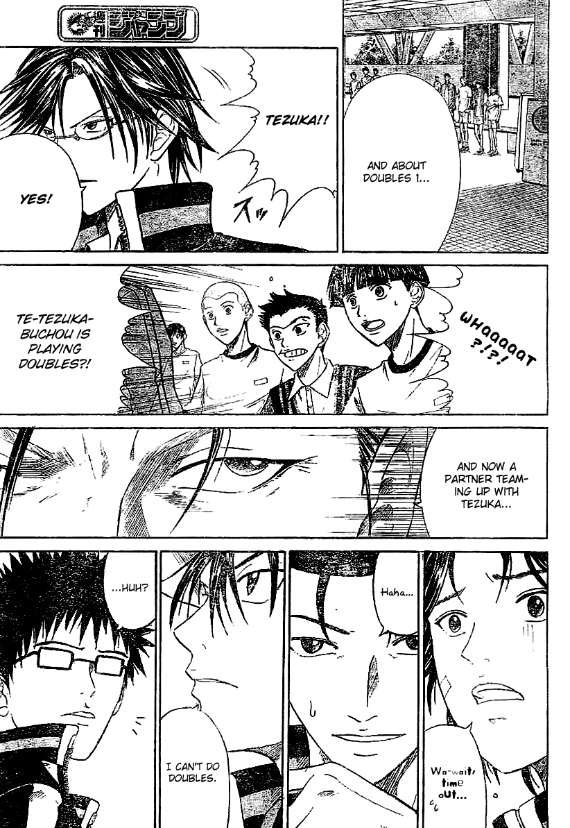 Prince of Tennis Chapter 313 page 12 - Chapter 313: Orders Announced