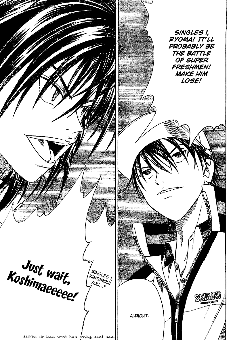 Prince of Tennis Chapter 313 page 14 - Chapter 313: Orders Announced