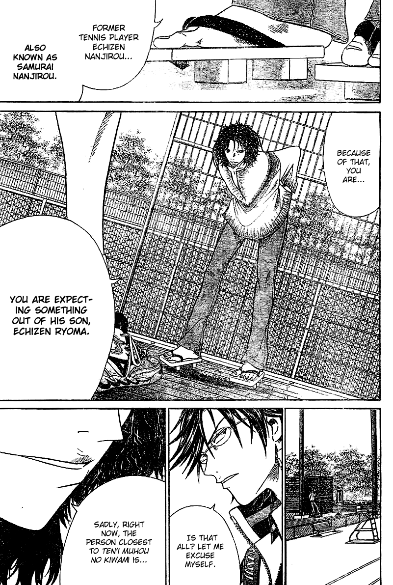 Prince of Tennis Chapter 313 page 5 - Chapter 313: Orders Announced