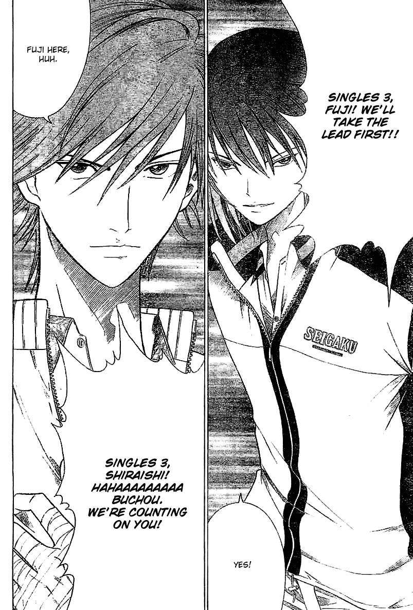 Prince of Tennis Chapter 313 page 9 - Chapter 313: Orders Announced
